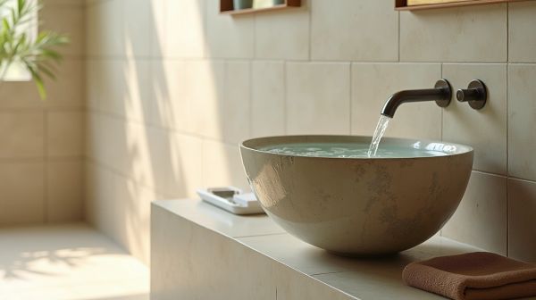 5 avantages à choisir une vasque en pierre naturelle pour votre salle de bain