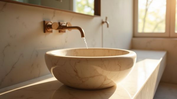 Pourquoi opter pour une vasque pierre naturelle dans votre salle de bain